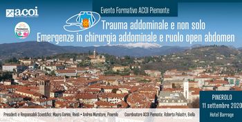 Evento formativo ACOI Piemonte "Trauma addominale e non solo. Emergenze in chirurgia addominale e ruolo open abdomen"