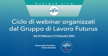Ciclo di Webinar organizzati dal Gruppo di Lavoro Futurus (AIFM)