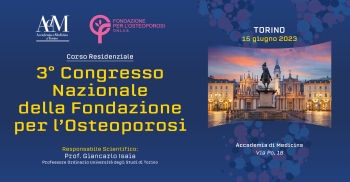 III Congresso della FondazIone per l’OsteoporosI